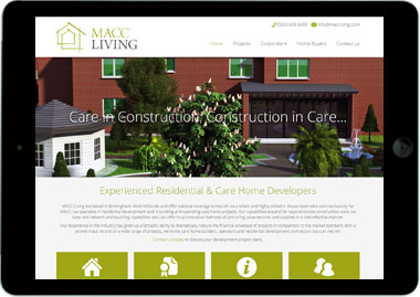 MACC Living website